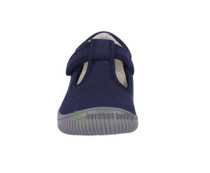 Barefoot Protetika Kirby navy - textile sneakers / slippers