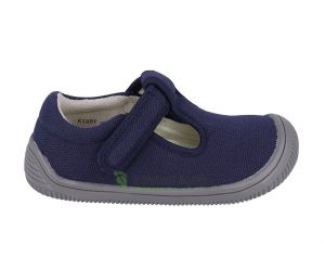 Barefoot Protetika Kirby navy - textile sneakers / slippers