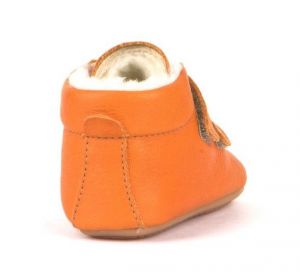 Barefoot boty Froddo Prewalkers zimní sheepskin - orange zezadu