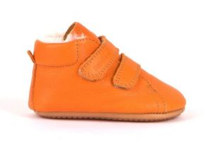 Barefoot shoes Froddo Prewalkers winter sheepskin - orange | 19, 20, 21, 22, 23
