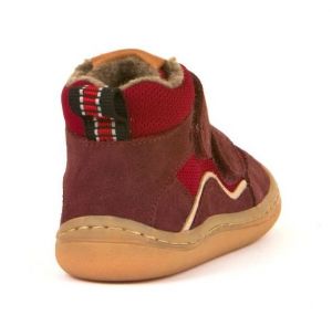 Barefoot Froddo barefoot winter ankle boots - bordeaux