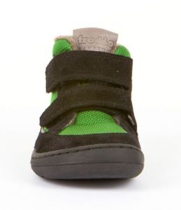 Froddo barefoot zimní kotníkové boty green/black zepředu