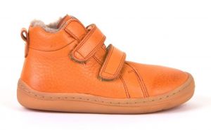 Froddo barefoot winter orange ankle boots with real fur | 20