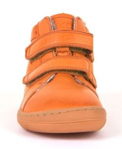 Froddo barefoot zimní kotníkové boty orange zepředu