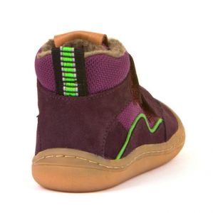 Barefoot Froddo barefoot winter purple ankle boots