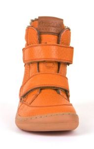 Froddo barefoot zimní vysoké boty orange zepředu