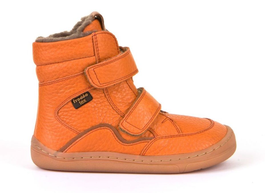 Froddo barefoot zimní vysoké boty orange