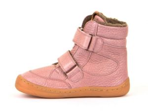 Froddo barefoot zimní vysoké boty pink bok