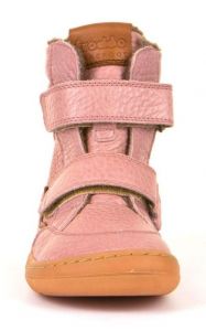 Froddo barefoot zimní vysoké boty pink zepředu