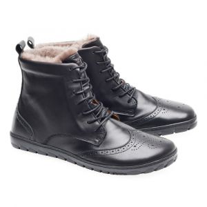 Leather shoes ZAQQ QUINTIC winter BROGUE black