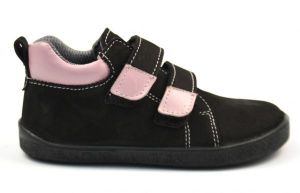 Barefoot leather year-round shoes EF Bibi Black Rose | 27, 28, 29, 30, 33