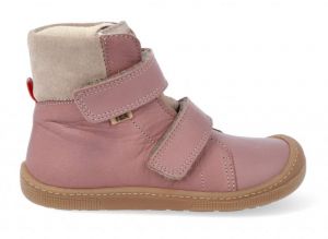 Barefoot winter boots KOEL4kids - EMIL - old pink