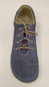 Beda barefoot kožené boty - jeans shora