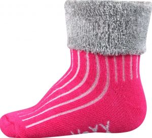 Dětské ponožky VOXX - Luník - holka tmavě růžová