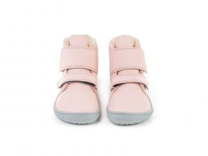 Dětské zimní barefoot boty Be Lenka Panda - Rose Pink zepředu