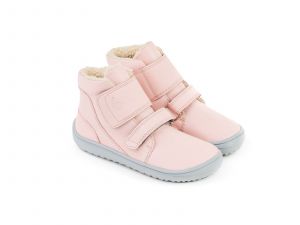 Dětské zimní barefoot boty Be Lenka Panda - Rose Pink pár