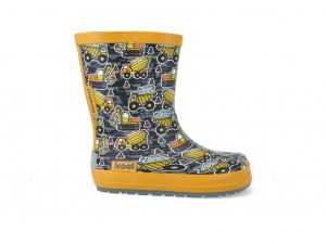 Barefoot boots KOEL4Kids - Tractor Yellow | 23, 24, 25, 26, 27, 28, 29, 30, 31, 32