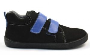 Barefoot leather year-round shoes EF Dj Frank Black | 26, 27, 28, 29