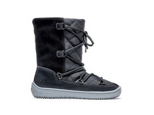 Children&#39;s winter barefoot snow boots Be Lenka Snowfox - Black