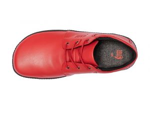 Sole runner Metis 2 red leather women shora