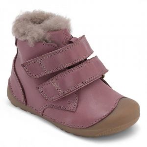 Winter barefoot boots Bundgaard Petit mid lamb - Dark rose | 21