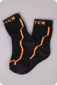 Surtex merino terry socks with inscription