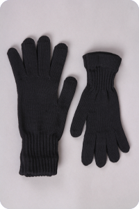 Surtex gloves dark 100% merino wool strong | 19-20