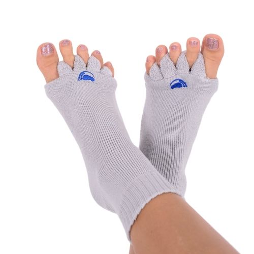 Barefoot Adjustment socks Gray HAPPY FEET