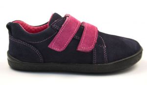 Barefoot leather year-round shoes EF Pipper Navy Amaranth | 26, 27, 28, 29, 30, 31, 32, 33