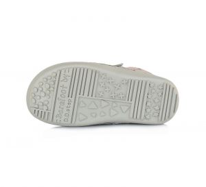 Barefoot DDstep 063 year-round shoes - gray-pink