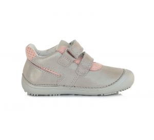 Barefoot DDstep 063 year-round shoes - gray-pink
