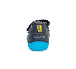 Barefoot DDstep 063 year-round shoes - dark blue with gray