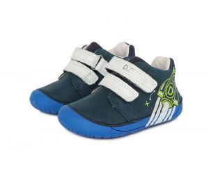 DDstep 070 year-round shoes - dark blue with a racket