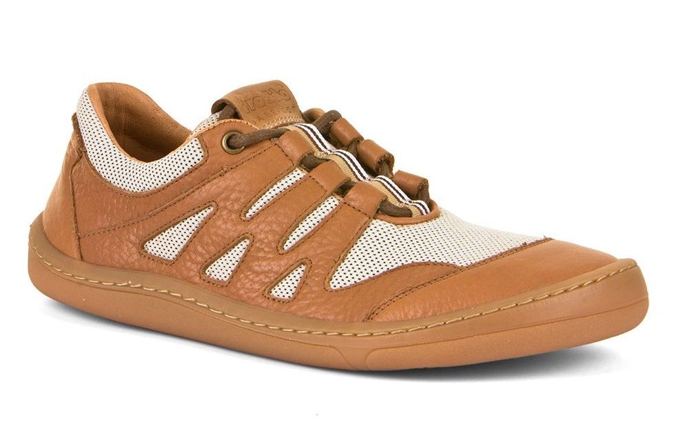 Barefoot Froddo barefoot year-round sneakers cognac - laces