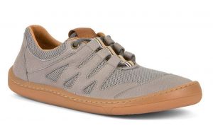 Froddo barefoot year-round sneakers light gray - laces