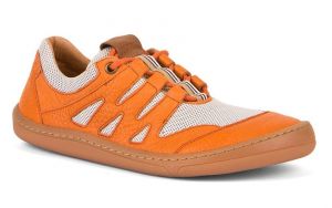 Froddo barefoot year-round sneakers orange - laces | 37, 38, 39, 40, 41, 42