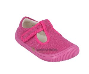 Barefoot Protetika Kirby fuxia - textile sneakers / slippers