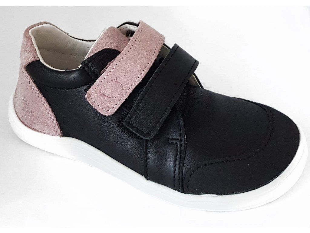 Barefoot Baby bare shoes Febo Go black/pink