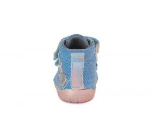 Barefoot DDstep 070 ankle boots - blue / rainbow