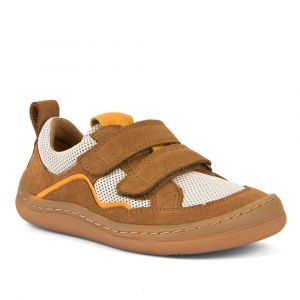 Froddo barefoot year-round sneakers brown - 2 velcro | 21, 22, 23, 27, 29, 31, 32, 34, 38, 39, 40