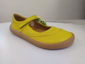 Barefoot Froddo barefoot leather ballerinas yellow