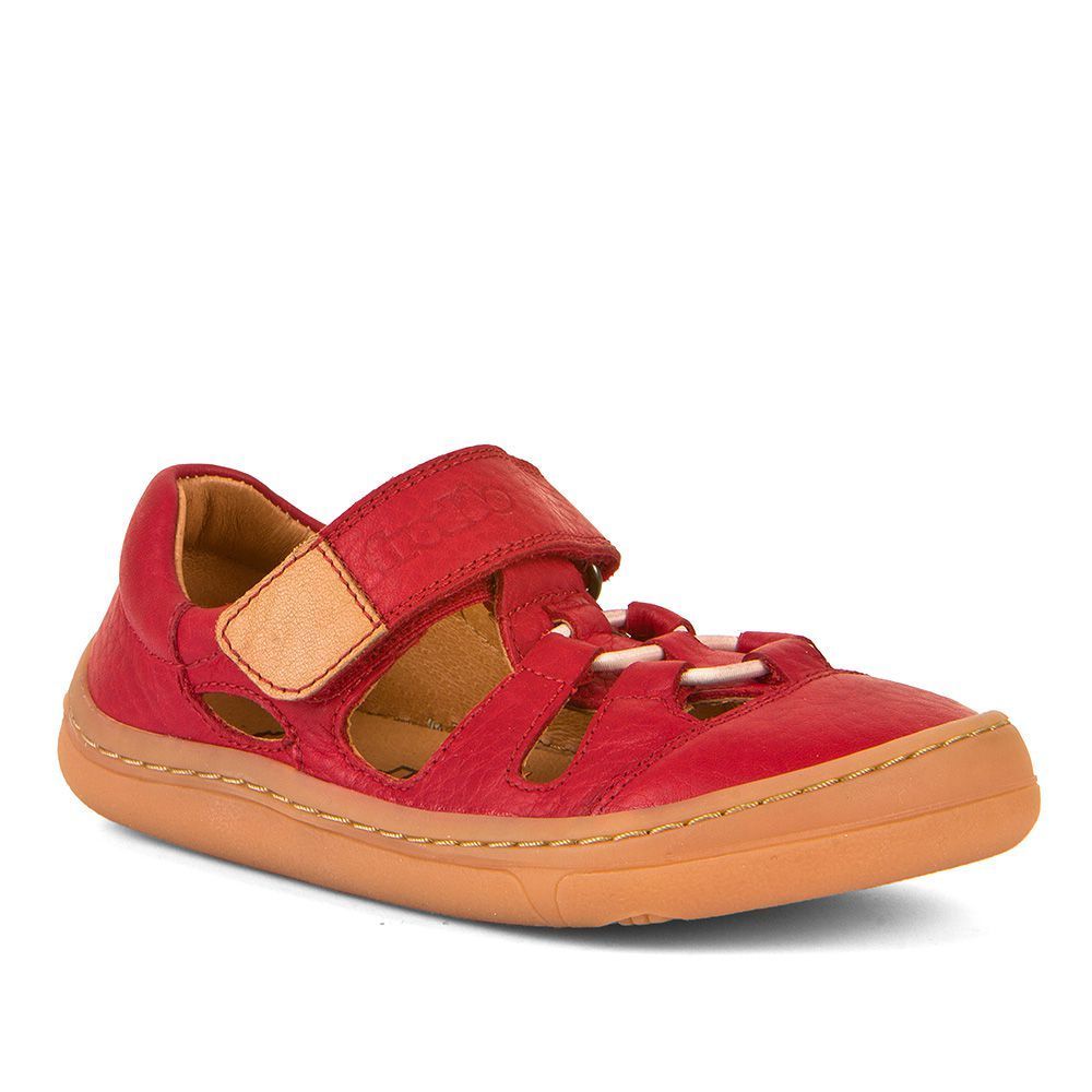 Barefoot Froddo barefoot sandals 1 velcro - red