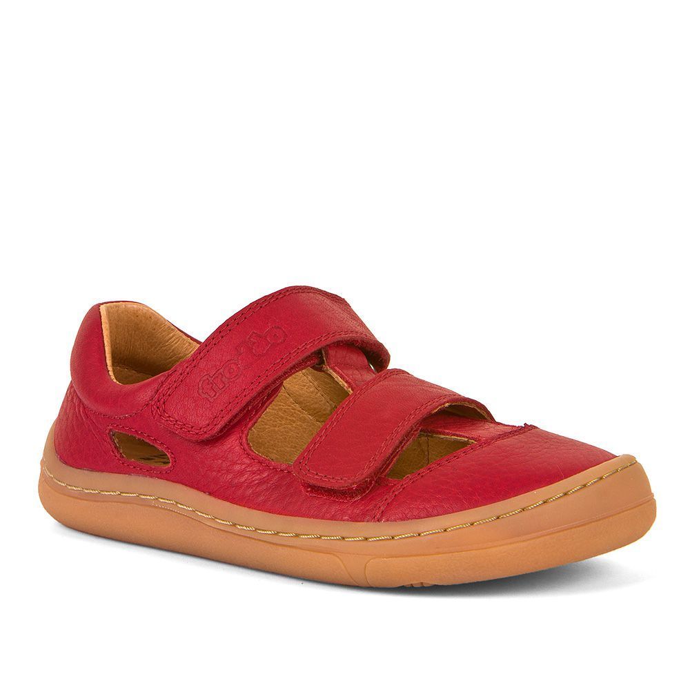 Froddo barefoot sandálky 2 suché zipy - red