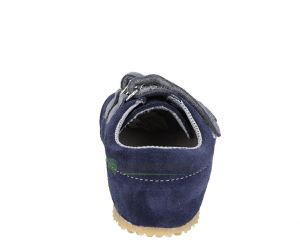 Barefoot Beda barefoot - Lucas leather slippers with planes - 2 velcro