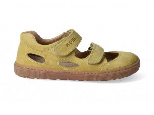 Barefoot sandals Koel4kids - Dalila mustard | 28, 29, 31, 32, 34, 35