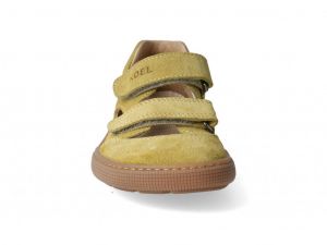 Barefoot sandálky Koel4kids - Dalila mustard zepředu