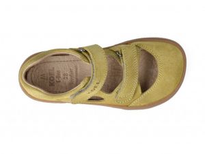 Barefoot sandálky Koel4kids - Dalila mustard shora