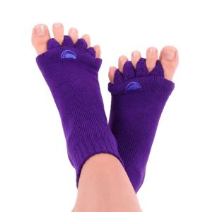 Purple adjustment socks