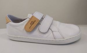 Barefoot leather shoes Pegres BF54 - white | 25, 26
