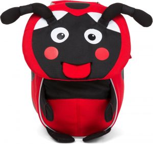 Backpack for the smallest Affenzahn Lilly Ladybird small - red